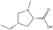 Proline, 4-ethyl-1-methyl-, L-cis- (8CI) Struktur