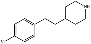 4-[2-(4-CHLORO-PHENYL)-ETHYL]-PIPERIDINE Struktur