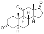 5-A-ANDROSTANE-3-11-17-TRIONE*CRYSTALLIN E, 1482-70-8, 結(jié)構(gòu)式