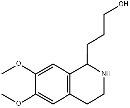 3-(6,7-DIMETHOXY-1,2,3,4-TETRAHYDRO-ISOQUINOLIN-1-YL)-PROPAN-1-OL Struktur