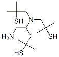 tris(2-methyl-(2-propanethiol))aminoethylamine Struktur