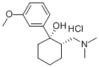 (-)-TRAMADOL, HYDROCHLORIDE Struktur