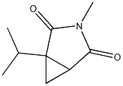 3-Azabicyclo[3.1.0]hexane-2,4-dione,3-methyl-1-(1-methylethyl)-,(-)-(9CI) Struktur