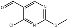 4-Chloro-2-(methylthio)pyrimidine-5-carboxaldehyde