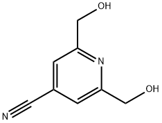 2,6-bis(hydroxyMethyl)isonicotinonitrile Struktur