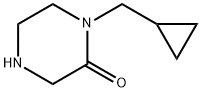 Piperazinone,  1-(cyclopropylmethyl)-  (9CI) Struktur