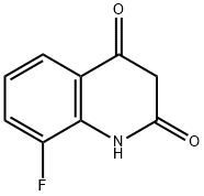 8-Fluoroquinolin-2,4-dione Struktur