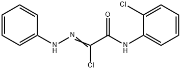 2-CHLORO-2-(2-PHENYLHYDRAZONO)-N-(2-CHLOROPHENYL)-ACETAMIDE Struktur