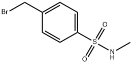 4-BroMoMethyl-N-Methyl-benzenesulfonaMide, 98+% C8H10BrNO2S, MW: 264.14 Struktur