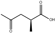 Pentanoic acid, 2-methyl-4-oxo-, (2S)- (9CI) Struktur