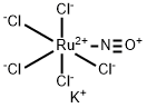 POTASSIUM PENTACHLORONITROSYLRUTHENATE(II) Struktur