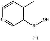 4-甲基吡啶-3-硼酸 結(jié)構(gòu)式