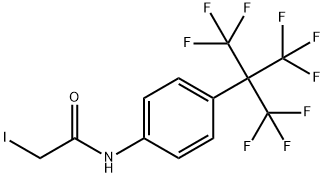 4-perfluoro-tert-butyl-phenyliodoacetamide Struktur