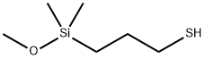 3-(methoxydimethylsilyl)propanethiol Struktur