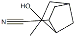 Bicyclo[2.2.1]heptane-2-carbonitrile, 6-hydroxy-6-methyl-, (exo,exo)- (9CI) Struktur