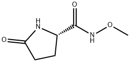 2-Pyrrolidinecarboxamide,N-methoxy-5-oxo-,(S)-(9CI) Struktur