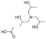 2-Propanol, 1,1,1-nitrilotris-, acetate (salt) Struktur