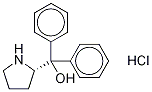 α,α-Diphenyl-L-prolinol Hydrochloride Struktur