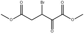 3-BROMO-2-OXOPENTANEDIOIC ACID DIMETHYL ESTER Struktur