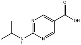 2-(ISOPROPYLAMINO)PYRIMIDINE-5-CARBOXYLIC ACID Struktur