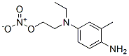 2-(4-amino-N-ethyl-m-toluidino)ethanol nitrate  Struktur