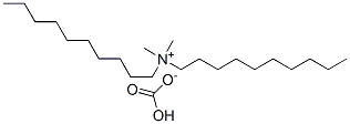 N-Decyl-N,N-dimethyl-1-decanaminium bicarbonate Struktur