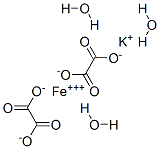 tripotassium trioxalatoferrate  Struktur