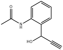 Acetamide,  N-[2-(1-hydroxy-2-propynyl)phenyl]-  (9CI) Struktur