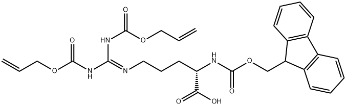 FMOC-ARG(ALOC)2-OH 結(jié)構(gòu)式