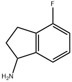 4-FLUORO-INDAN-1-YLAMINE HYDROCHLORIDE Struktur