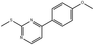 4-(4-Methoxyphenyl)-2-(Methylsulfanyl)pyriMidine Struktur