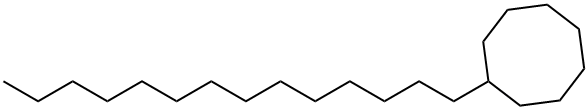 Cyclooctane, tetradecyl- Struktur