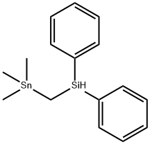 TRIMETHYLSTANNYLMETHYLDIPHENYLSILAN, 96 Struktur