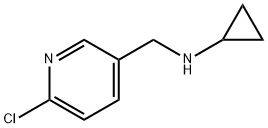 (6-Chloro-pyridin-3-ylmethyl)-cyclopropyl-amine Struktur