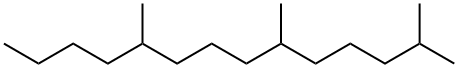 2,6,10-trimethyltetradecane Struktur