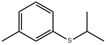 Sulfide, isopropyl m-tolyl Struktur