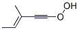 Dimethylvinylethynylhydroperoxide Struktur