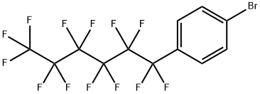 4-(PERFLUOROHEXYL) BROMOBENZENE Struktur