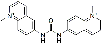 6,6'-(Carbonylbisimino)bis(1-methylquinolinium) Struktur