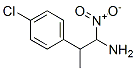 3-amino-2-(4-chlorophenyl)nitropropane Struktur