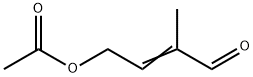 3-formylbut-2-enyl acetate Struktur