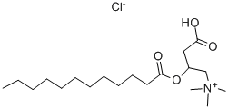 DL-LAUROYLCARNITINE CHLORIDE Struktur