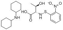 N-O-NITROPHENYLSULFENYL-L-THREONINE DI(CYCLOHEXYL)AMMONIUM SALT Struktur