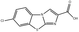 10-chloro-7-thia-2,5-diazatricyclo[6.4.0.0^{2,6}]dodeca-1(8),3,5,9,11-pentaene-4-carboxylic acid Struktur