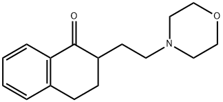 2-(2-MORPHOLINOETHYL)-3,4-DIHYDRONAPHTHALEN-1(2H)-ONE Struktur