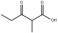 2-methyl-3-oxo-pentanoic acid Struktur