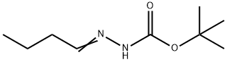 Hydrazinecarboxylic acid, butylidene-, 1,1-dimethylethyl ester (9CI) Struktur