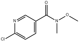 6-CHLORO-N-METHOXY-N-METHYL-NICOTINAMIDE Struktur