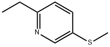 2-ETHYL-5-(METHYLTHIO)PYRIDINE Struktur