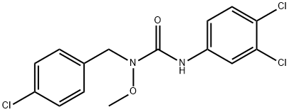 1-(4-CHLOROBENZYL)-3-(3,4-DICHLOROPHENYL)-1-METHOXYUREA Struktur